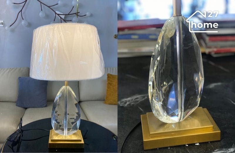 Thiết kế và chất liệu của đèn bàn Naomi DB45
