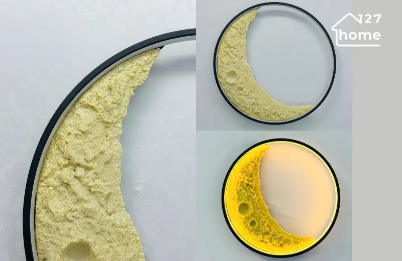 đèn tường crescent vk128 - thiết kế độc đáo hình vầng trăng trang trí không gian sống