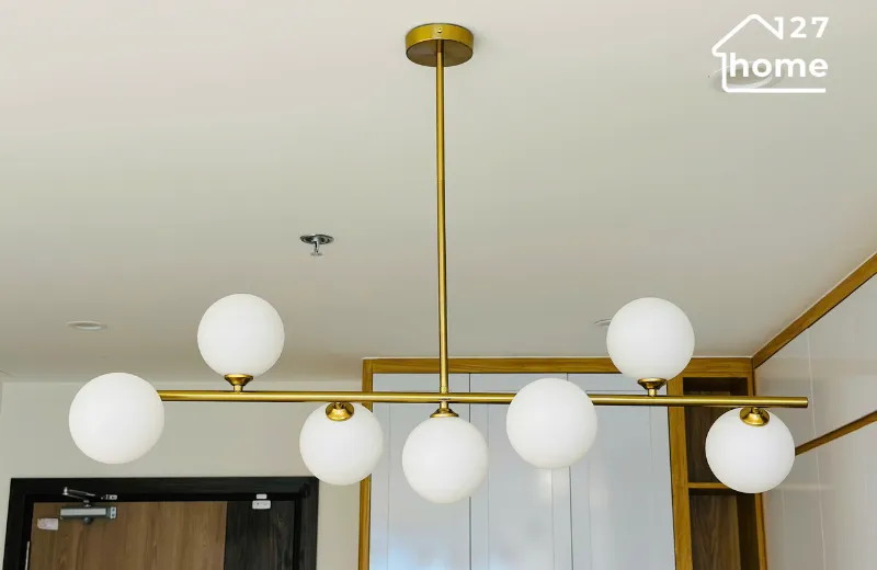 đèn thả trần tacsy ttk85n7 - chất liệu thủy tinh cao cấp