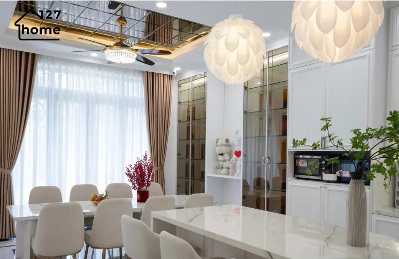 Đèn Thả Trần Dove TTK83T - Kiểu dáng hiện đai trang trí bàn ăn