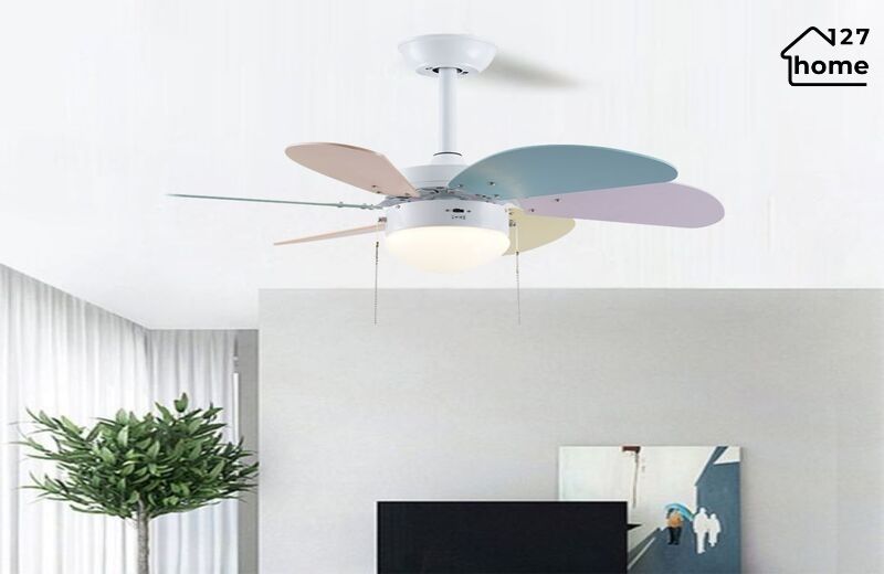 Kiểu dáng và chất liệu của Đèn Quạt Trần Aurora QT1096