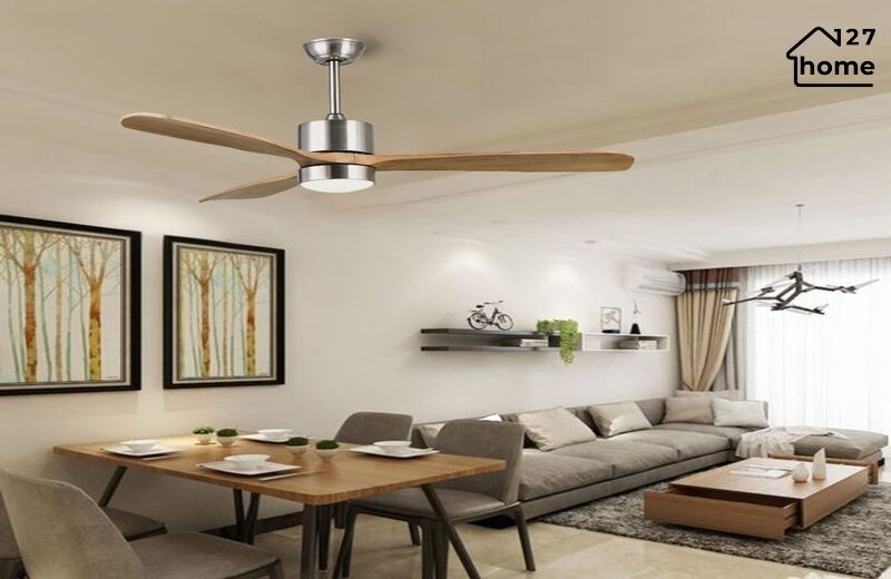 Kiểu dáng và chất liệu của Đèn Quạt Trần Canyon QT42