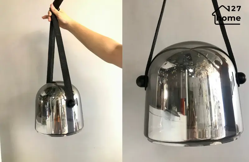 Đèn thả trần amani TT61 - chất liệu thủy tinh cao cấp kết hợp hợp kim sơn tĩnh điện