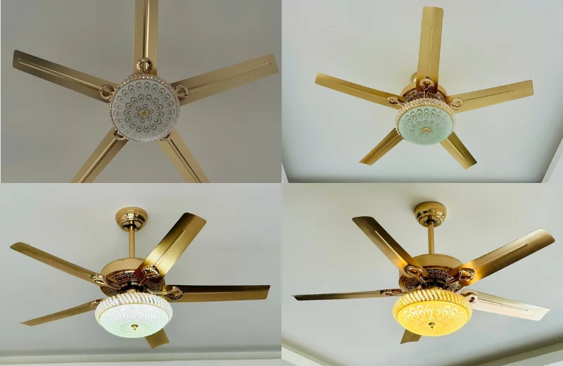Ảnh cận Quạt Trần Đèn QT4801 