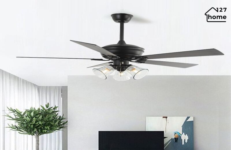 Kiểu dáng và chất liệu của Đèn Quạt Trần Chistina QT44