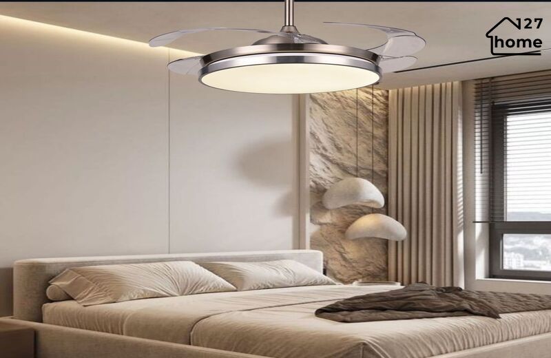 Kiểu dáng và chất liệu của Quạt Trần Giấu Cánh Ace QT4256