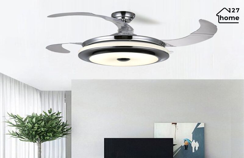 Kiểu dáng và chất liệu của Quạt Trần Giấu Cánh Vincent QT4205