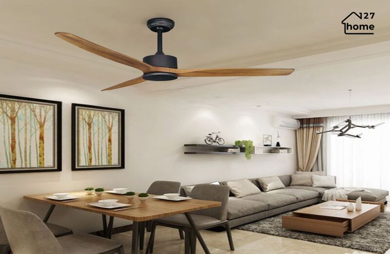 Kiểu dáng và chất liệu sang trọng của Đèn Quạt Trần Architec QT5209