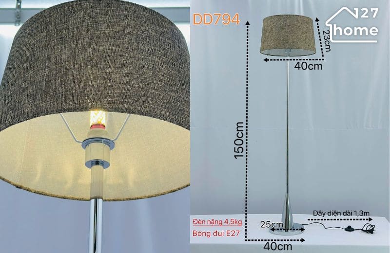 Chi tiết đèn đứng Cilis DD794