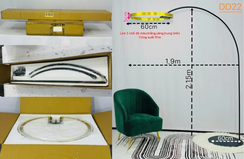 Chi tiết Đèn Đứng DD22 