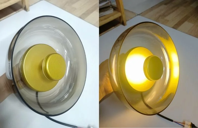 Đèn thả trần TT50KHOI thực tế