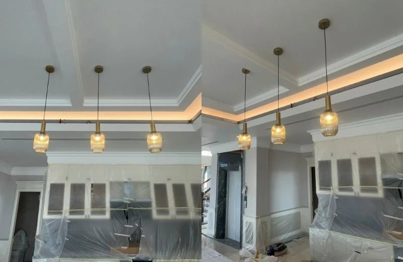 Đèn thả trần TT52A hoàn thiện