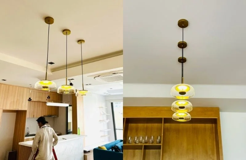 Hoàn thiện đèn thả trần TT50TRONG