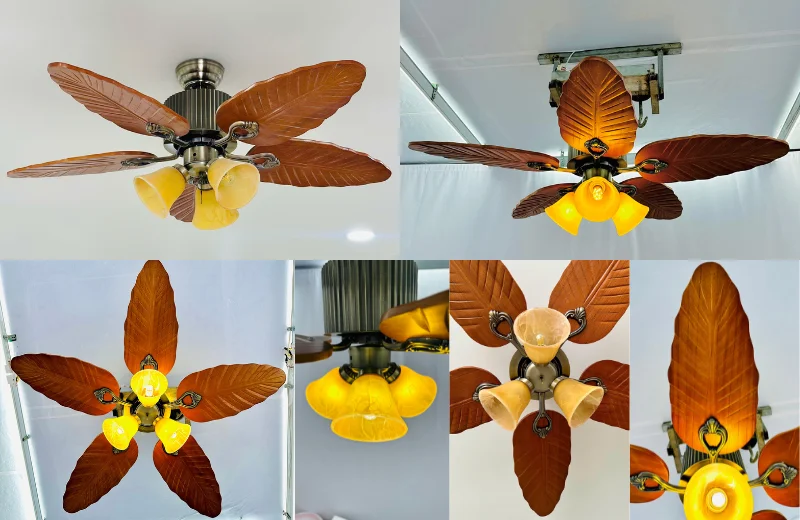 Ảnh cận Quạt Trần Đèn QT2062 
