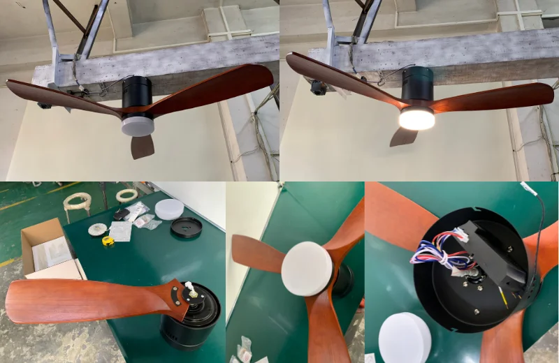 Ảnh cận Quạt Trần Đèn QT41