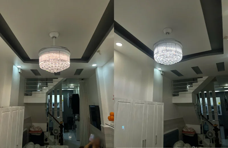 Ảnh thật Quạt Trần Đèn QT4201