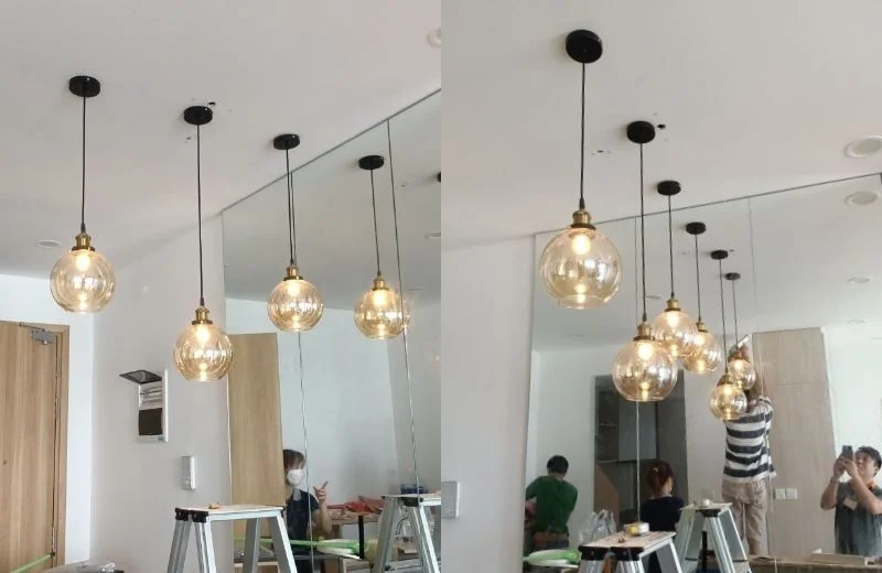 Hoàn thiện đèn thả trần TT03B