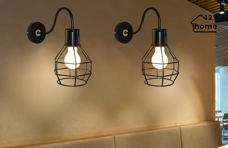 đèn tường hylary vt16- thiết kế tôi giản trang trí quán cà phê