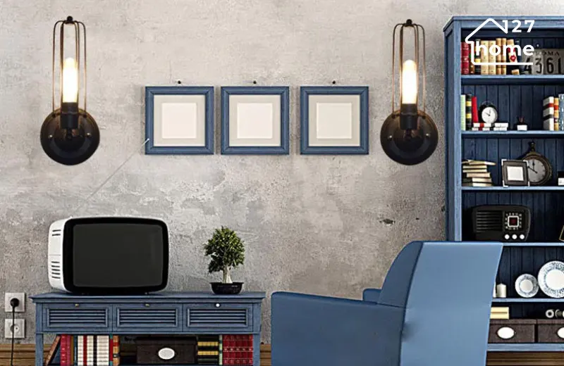 đèn tường vt09 - thiết kế trang trí phong khách hơi hướng cổ điển