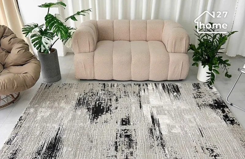 Thảm trải sàn phòng khách dệt 3D Blur - Lựa chọn hàng đầu cho không gian hiện đại