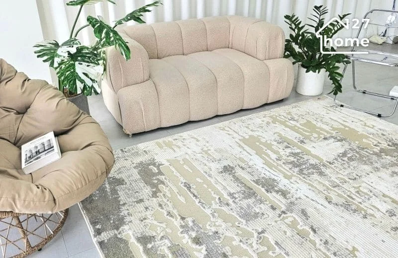 Thảm trải sàn phòng khách dệt 3D Haze - Lựa chọn hiện đại cho không gian sống
