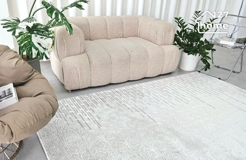 Thảm trải sàn phòng khách dệt 3D Kaze hài hoà giữa công năng và thẩm mỹ