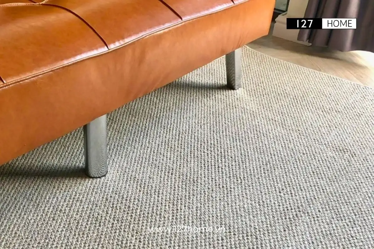 Thảm trải sàn phòng khách Hira tối giản nhưng hiện đại 