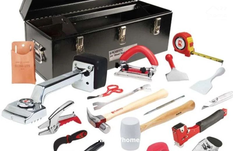 Dụng cụ cần chuẩn bị trước khi thi công thảm