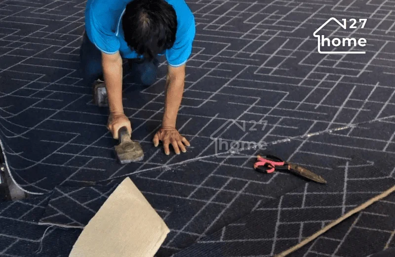 Kiểm tra phần hoa văn thảm trải sàn