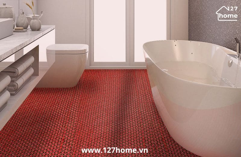 Thảm nhựa PVC chống nước có độ bền cao