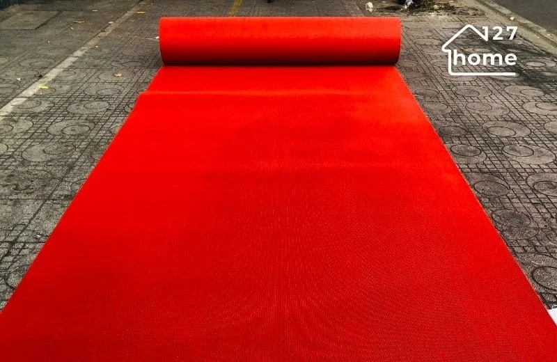 Thảm trải sàn khổ 4m trong trang trí sự kiện