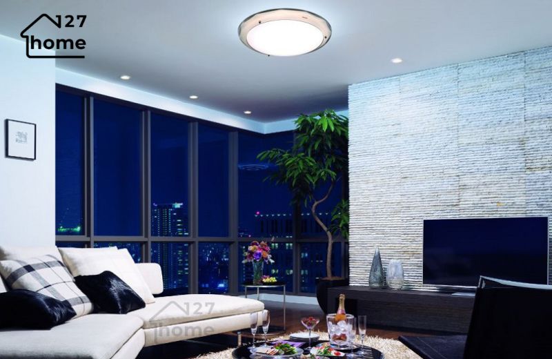 bố trí đèn phòng khách theo phong cách nội thất