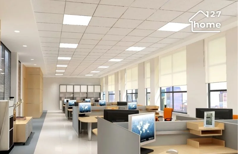 Đèn LED Panel thường được sử dụng phổ biến cho văn phòng