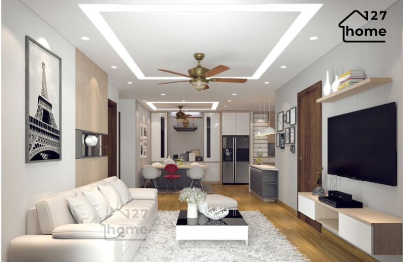 Việc bố trí đèn trần thạch cao nhằm mục đích cung cấp ánh sáng đồng đều