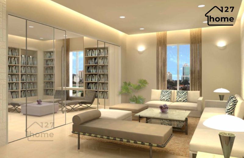 Số lượng đèn được xác định bằng tổng quang thông yêu cầu và công suất từng bóng