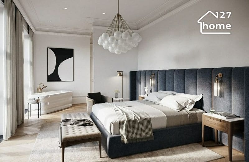 Phòng ngủ lớn phong cách hiện đại