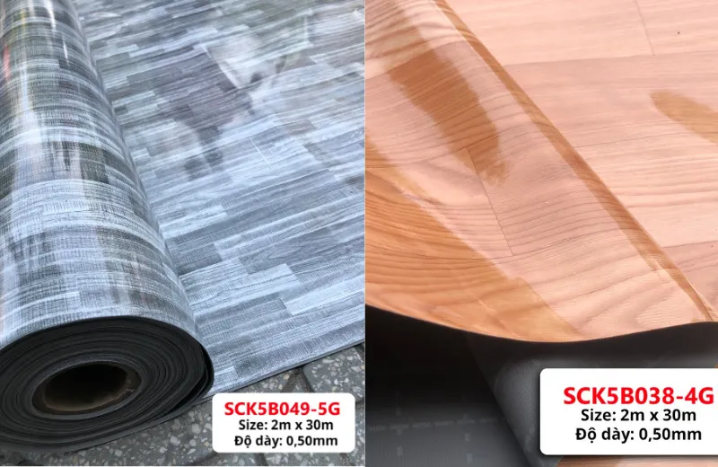 Thảm simili lót sàn loại 0,5mm