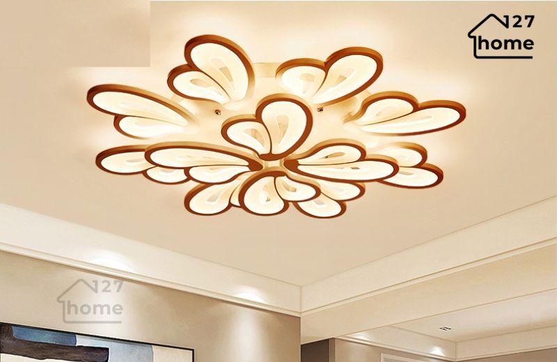 thiết kế đèn phòng khách thẩm mỹ giúp nâng tầm giá trị không gian sống