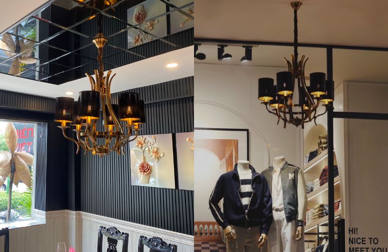 Thiết kế của đèn chùm DC9018 phù hợp với nhiều không gian khác nhau