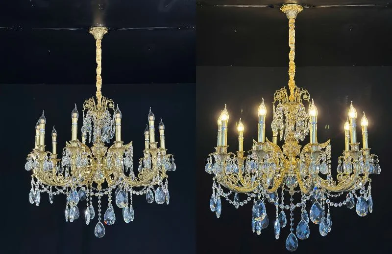 Cách bảo quản Đèn Chùm Đồng DCD2301