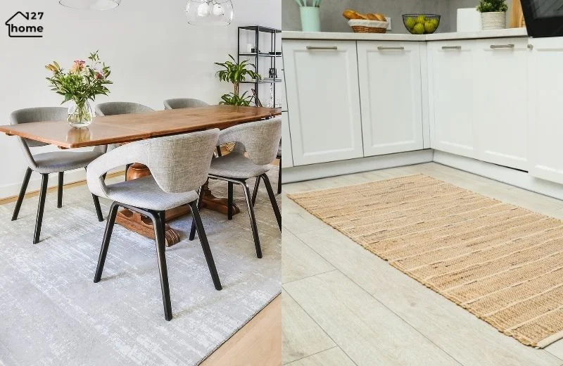 Cách chọn thảm cho nhà bếp, phòng ăn