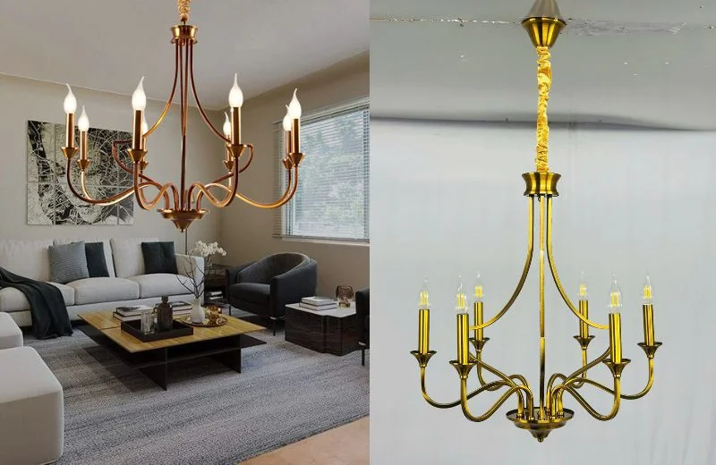 Kiểu dáng và chất liệu Đèn Chùm DC151