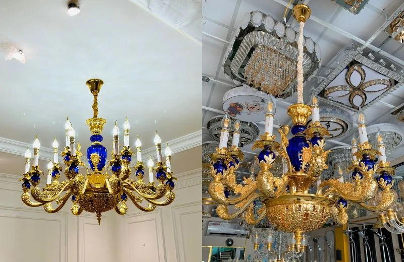 Kiểu dáng và chất liệu Đèn Chùm DC6066