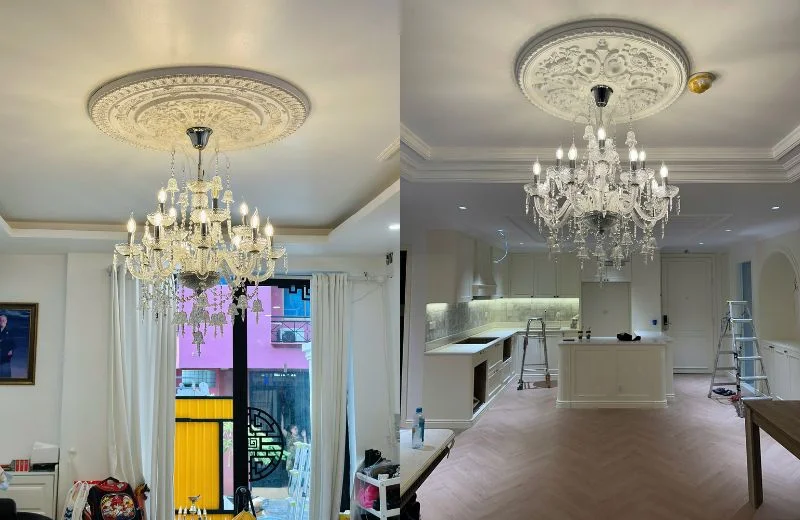 Kiểu dáng và chất liệu của Đèn Chùm DC9146