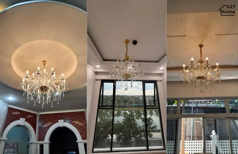 Kiểu dáng và chất liệu của Đèn Chùm DC9178