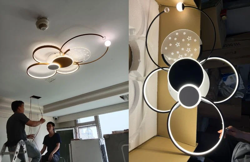 Kiểu dáng và chất liệu của Đèn Ốp Trần OTA7X6