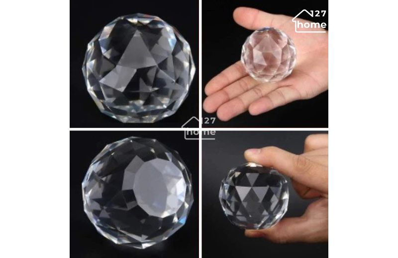 Chất liệu pha lê K9 cao cấp, mang đến vẻ đẹp sang trọng và bền vững theo thời gian.