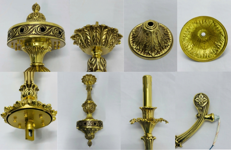 Thông tin chi tiết về Đèn Chùm Đồng DCD2301