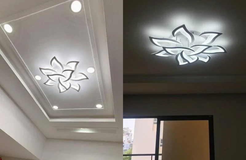 Ảnh thực tế đèn ốp trần mica OT36T9