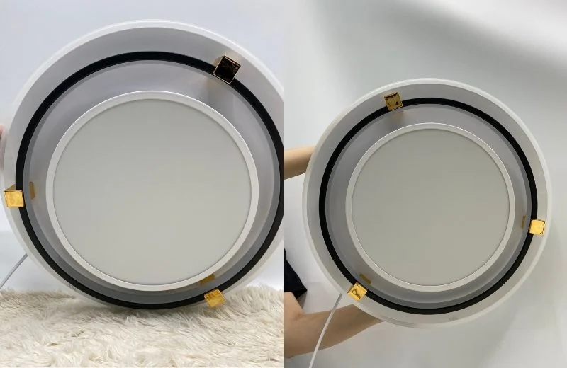 Chi tiết đèn ốp trần mica OT181T